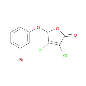2(5H)-Furanone, 5-(3-bromophenoxy)-3,4-dichloro-