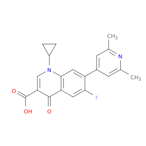 3-Quinolinecarboxylicacid, 1-cyclopropyl-7-(2,6-dimethyl-4-pyridinyl)-6-fluoro-1,4-dihydro-4-oxo-