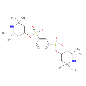 1,3-Benzenedisulfonic acid, bis(2,2,6,6-tetramethyl-4-piperidinyl) ester