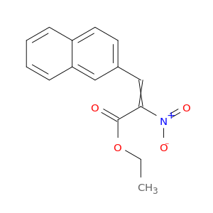 2-Propenoic acid, 3-(2-naphthalenyl)-2-nitro-, ethyl ester