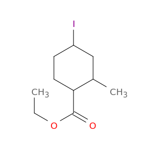 Cyclohexanecarboxylic acid, 4-iodo-2-methyl-, ethyl ester