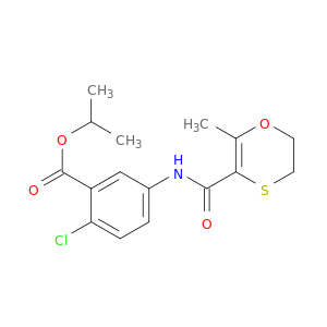 isopropyl 2-chloro-5-[(2-methyl-5,6-dihydro-1,4-oxathiin-3-carbonyl)amino]benzoate