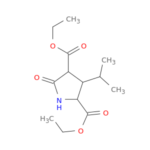 2,4-Pyrrolidinedicarboxylicacid, 3-(1-methylethyl)-5-oxo-, 2,4-diethyl ester