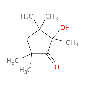 Cyclopentanone, 2-hydroxy-2,3,3,5,5-pentamethyl-