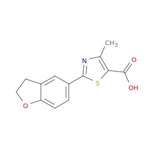 2-(2,3-二氢-5-苯并呋喃基)-5-甲基-4-噻唑羧酸
