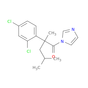1H-Imidazole, 1-[2-(2,4-dichlorophenyl)-2,4-dimethyl-1-oxopentyl]-