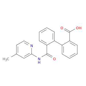 [1,1'-Biphenyl]-2-carboxylicacid, 2'-[[(4-methyl-2-pyridinyl)amino]carbonyl]-