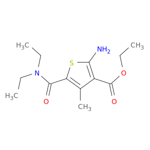 Ethyl 2-amino-5-(diethylcarbamoyl)-4-methylthiophene-3-carboxylate