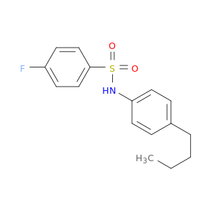 N-(4-丁基苯基)-4-氟苯磺酰胺