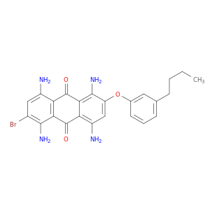 9,10-Anthracenedione, 1,4,5,8-tetraamino-2-bromo-6-(3-butylphenoxy)-