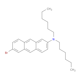 2-Anthracenamine, 6-bromo-N,N-dihexyl-