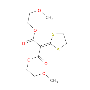 Propanedioic acid, 1,3-dithiolan-2-ylidene-, bis(2-methoxyethyl) ester