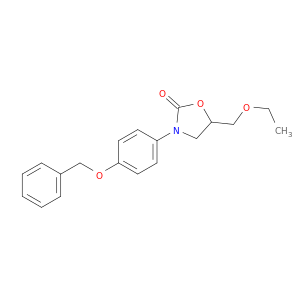 2-Oxazolidinone, 5-(ethoxymethyl)-3-[4-(phenylmethoxy)phenyl]-