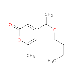 2H-Pyran-2-one,4-(1-butoxyethenyl)-6-methyl-