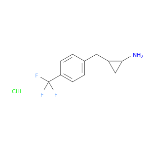 2-{[4-(trifluoromethyl)phenyl]methyl}cyclopropan-1-amine hydrochloride