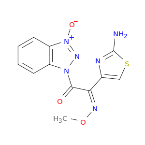 1-[2-(Z)-甲氧亚氨基-2-(2-氨基噻唑-4-基)乙酰基]苯并三氮唑-3-氧化物