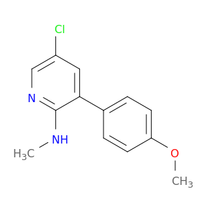 2-Pyridinamine, 5-chloro-3-(4-methoxyphenyl)-N-methyl-