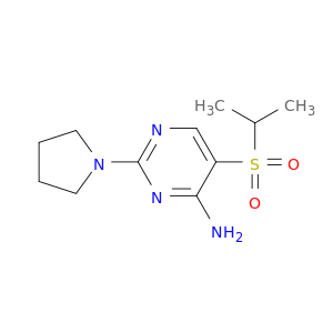 5-[(1-甲乙基)磺酰基]-2-(1-吡咯烷基)-4-嘧啶胺