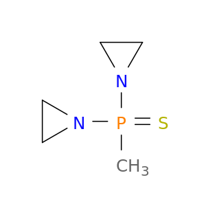 aziridine, 1,1'-(methylphosphinothioylidene)bis-