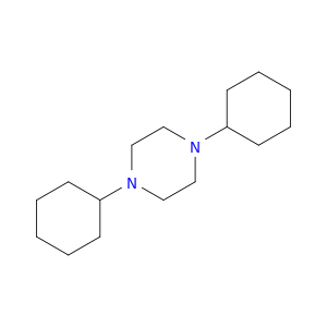 Piperazine, 1,4-dicyclohexyl-