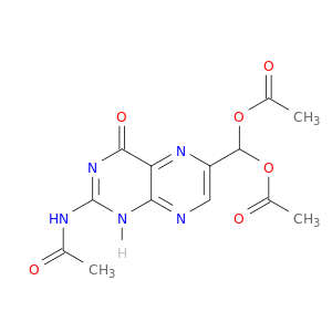 Acetamide, N-[6-[bis(acetyloxy)methyl]-1,4-dihydro-4-oxo-2-pteridinyl]-