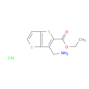 Thieno[3,2-B]噻吩-2-羧酸,3-(氨基甲基)-,乙酯,盐酸盐(1：1)