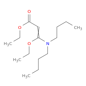 2-Propenoic acid, 3-(dibutylamino)-3-ethoxy-, ethyl ester
