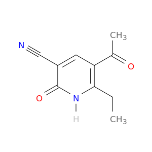3-Pyridinecarbonitrile, 5-acetyl-6-ethyl-1,2-dihydro-2-oxo-