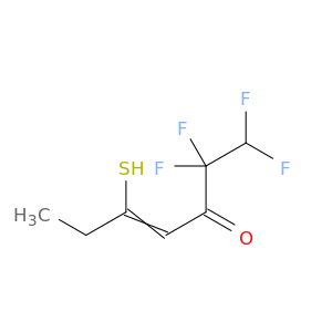 4-Hepten-3-one, 1,1,2,2-tetrafluoro-5-mercapto-