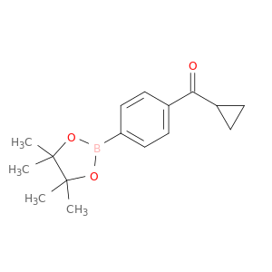 4,4,5,5-TETRAMETHYL-2-(4-CYCLOPROPYLCARBONYLPHENYL)-[1,3,2]DIOXABOROLANE