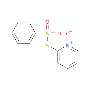 Benzenesulfonothioic acid, S-(1-oxido-2-pyridinyl) ester