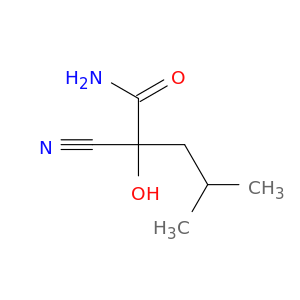 Pentanamide,2-cyano-2-hydroxy-4-methyl-