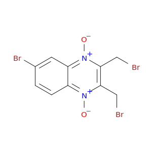 Quinoxaline, 6-bromo-2,3-bis(bromomethyl)-, 1,4-dioxide