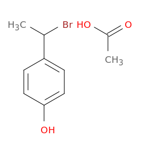 Phenol, 4-(1-bromoethyl)-, acetate