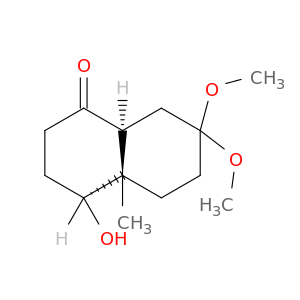 (4S,4aS,8aS)-4-hydroxy-7,7-dimethoxy-4a-methyl-decalin-1-one
