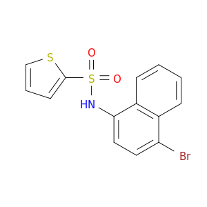 2-Thiophenesulfonamide, N-(4-bromo-1-naphthalenyl)-