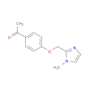 1-{4-[(1-Methyl-1H-imidazol-2-yl)methoxy]phenyl}ethan-1-one