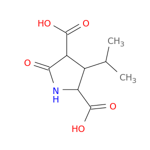 5-oxo-3-(propan-2-yl)pyrrolidine-2,4-dicarboxylic acid