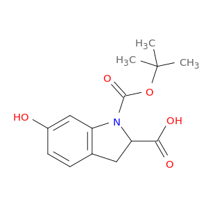 1-[(tert-Butoxy)carbonyl]-6-hydroxy-2,3-dihydro-1H-indole-2-carboxylic Acid