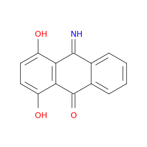 9(10H)-Anthracenone, 1,4-dihydroxy-10-imino-