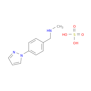 N-Methyl-1-[4-(1H-pyrazol-1-yl)phenyl]methanamine sulfate