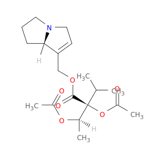 (7as)-2,3,5,7a-tetrahydro-1h-pyrrolizin-7-ylmethyl(2s,3r)-2,3-bis(acetyloxy)-2-(propan-2-yl)butanoate
