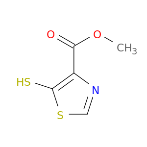 4-Thiazolecarboxylic acid, 5-mercapto-, methyl ester
