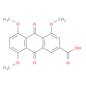 2-Anthracenecarboxylic acid, 9,10-dihydro-4,5,8-trimethoxy-9,10-dioxo-
