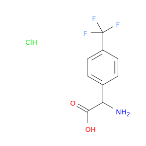 苯乙酸,α-氨基-4-(三氟甲基)-,盐酸盐(1：1)