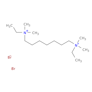 1,7-Heptanediaminium,N1,N7-diethyl-N1,N1,N7,N7-tetramethyl-, bromide (1:2)