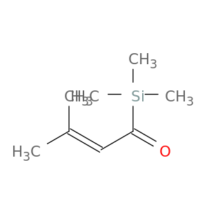Silane, trimethyl(3-methyl-1-oxo-2-butenyl)-