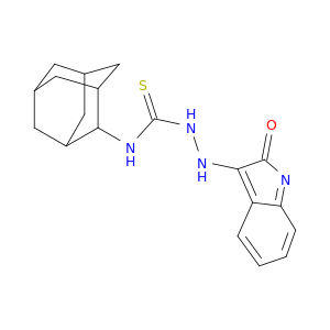 3-(2-adamantyl)-1-[(2-oxoindol-3-yl)amino]thiourea