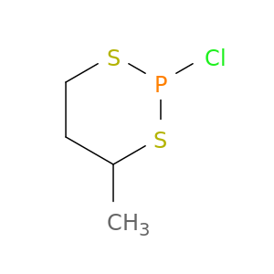 1,3,2-Dithiaphosphorinane, 2-chloro-4-methyl-
