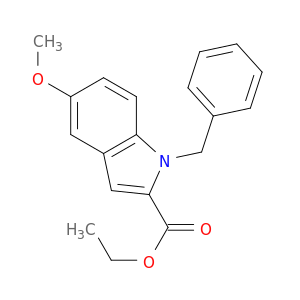 1H-Indole-2-carboxylic acid, 5-methoxy-1-(phenylmethyl)-, ethyl ester